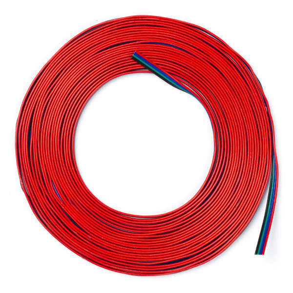 123-3D 4-wire cable blue / red / green / black, 10m  DDK00066 - 1