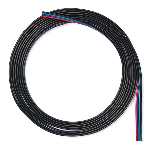 123-3D 4-wire cable blue / red / green / black, 2.5m  DDK00064 - 1