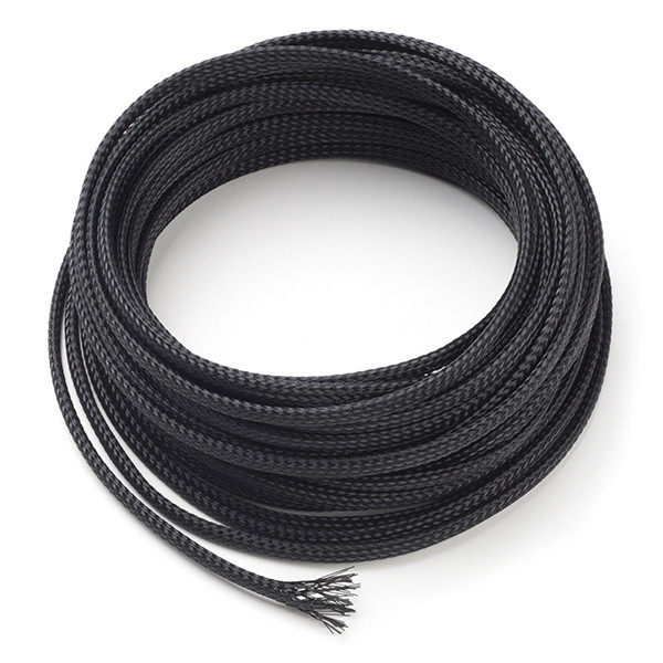 123-3D Braided black cord, 10m  DKA00028 - 1