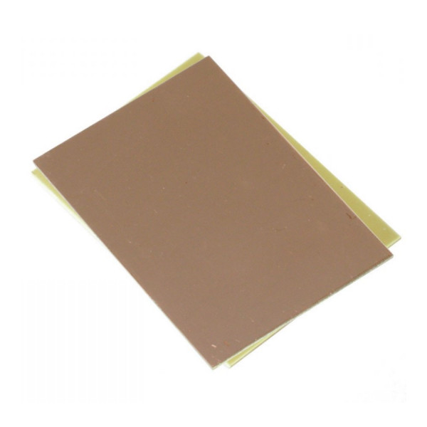 123-3D Epoxy FR-4 PCB single-sided 35µm copper, 100mm x 200mm  DBB00003 - 1