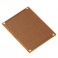 123-3D Epoxy FR-4 PCB single-sided islands, 100mm x 220mm  DBB00009