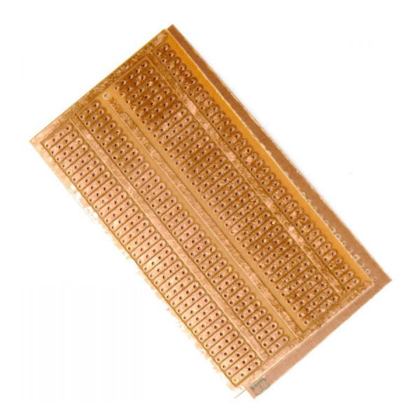 123-3D Epoxy FR-4 PCB with single-sided copper zones, 50cmm x 95mm  DBB00008 - 1