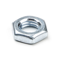 123-3D Galvanised low profile hexagon M6 nut (50-pack)  DBM00141