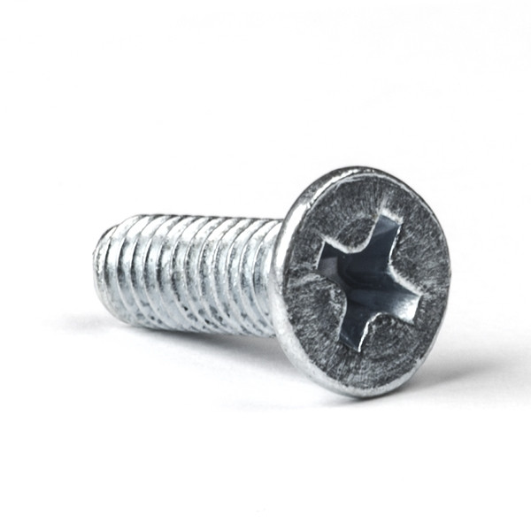 123-3D Galvanised metal countersunk head screw, M3 x 12mm (50-pack)  DBM00082 - 1