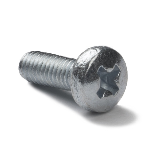 123-3D Galvanised metal round head screw, M2 x 5mm (50-pack)  DBM00208 - 1