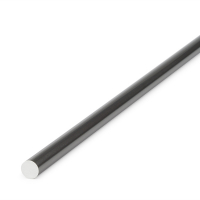 123-3D Hard anodized aluminum precision shaft, 8mm x 300mm  DAR00848