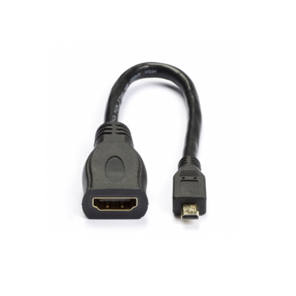 123-3D Micro HDMI to HDMI adapter cable, 20cm  DAR00173 - 1