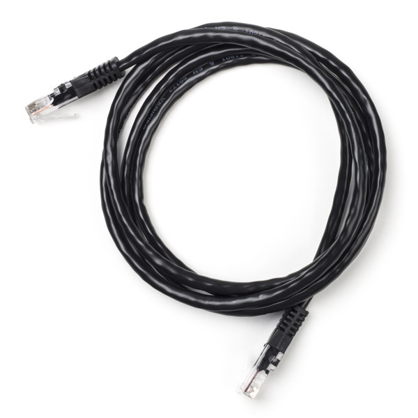 123-3D Network cable Cat5e U/UTP black, 1.5m K010604094 DDK00127 - 1