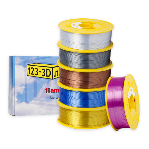 123-3D Satin Filament PLA starter pack 1.75mm, 1.1 kg  DFE20344 - 1