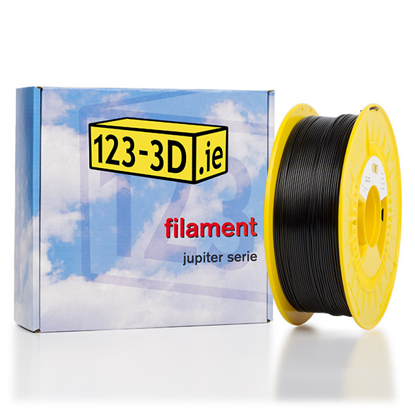 123-3D black PETG filament 1.75mm, 1kg  DFP01123 - 1