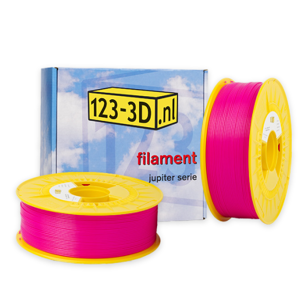 123-3D bright pink PLA filament 1.75mm, 1.1kg (2-pack)  DFE20303 - 1