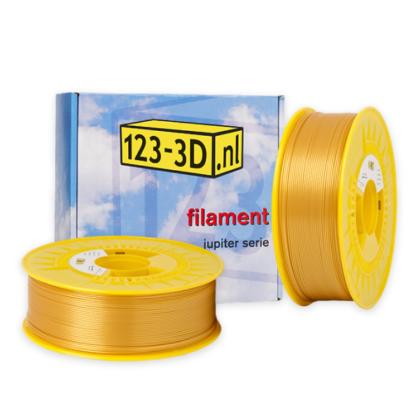 123-3D gold PLA filament 1.75mm, 1.1kg (2-pack)  DFE20296 - 1