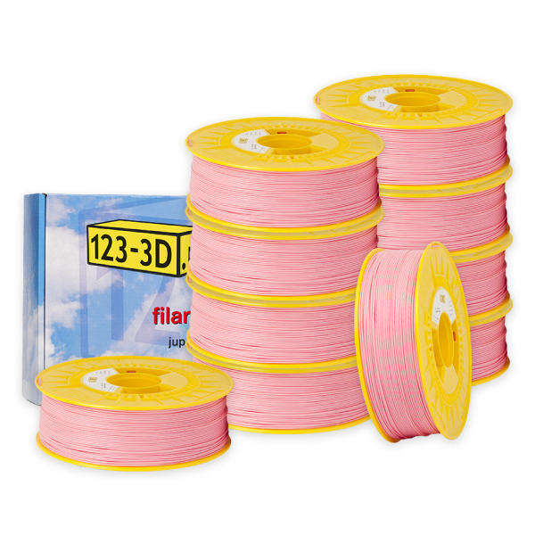 123-3D light pink PLA filament 1.75mm, 1.1kg (10-pack)  DFE20339 - 1