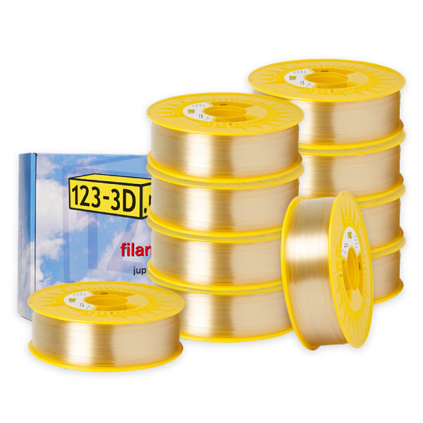 123-3D neutral PLA filament 1.75mm, 1.1kg (10-pack)  DFE20330 - 1