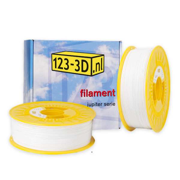 123-3D snow white PLA filament 1.75mm, 1.1kg (2-pack)  DFE20291 - 1