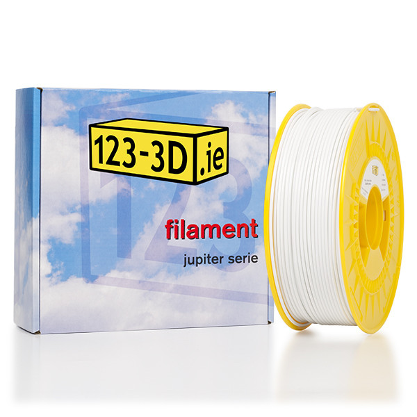 123-3D snow white PLA filament 2.85mm, 1.1kg  DFP01083 - 1