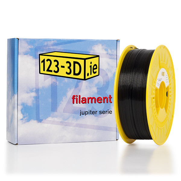 123-3D transparent black PETG filament 1.75mm, 1kg  DFP01181 - 1