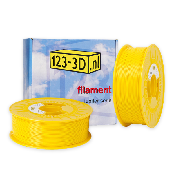 123-3D yellow PLA filament 1.75mm, 1.1kg (2-pack)  DFE20290 - 1