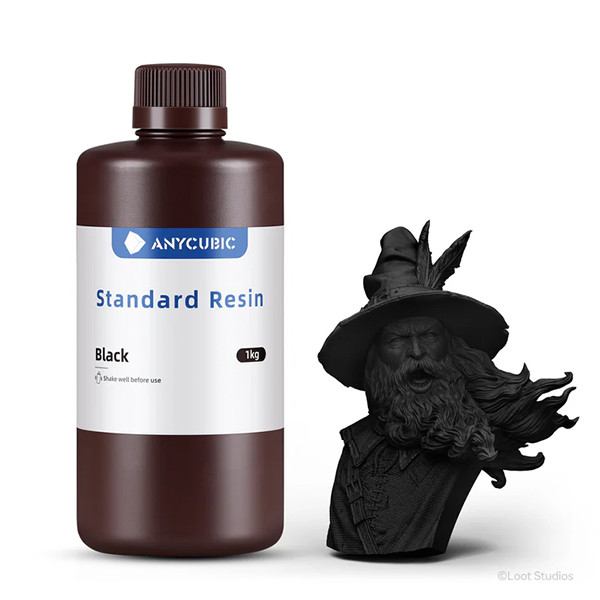 Anycubic3D Anycubic standard black resin, 1kg SPTBK-105E DLQ06014 - 1