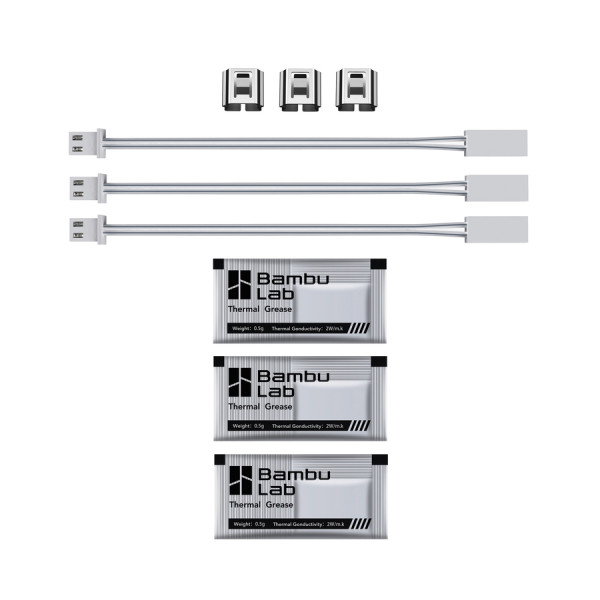 BambuLab Bambu Lab X1 Series ceramic hotend heater (3-pack) FAH001-C-3 DAR01324 - 2