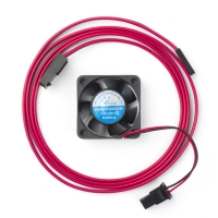 E3D axial fan, 30mm x 30mm x 10mm E-FAN-30-30-10-24V-BK-CABLE DED00135