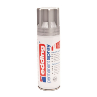 Edding 5200 silver permanent matter acrylic spray paint, 200ml 4-5200923 239067