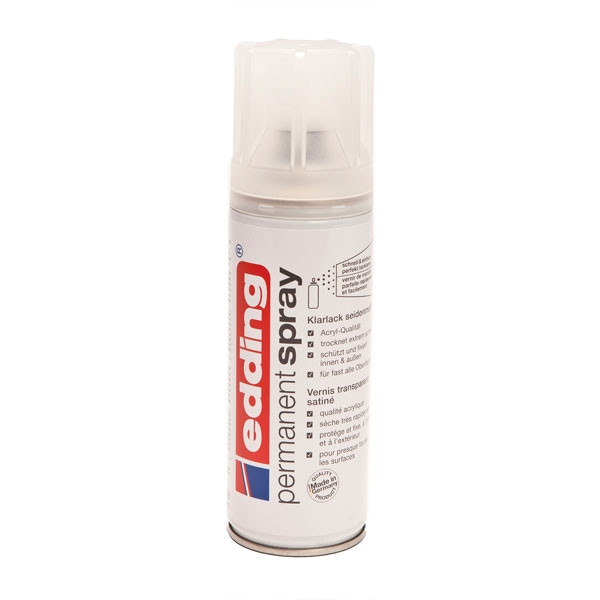 Edding 5200 transparent gloss lacquer spray, 200ml 4-5200994 239075 - 1