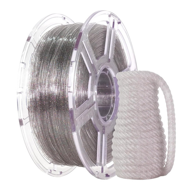 Flashforge clear Sparkle PLA filament 1.75mm, 1kg 90010148002 DFP16063 - 1