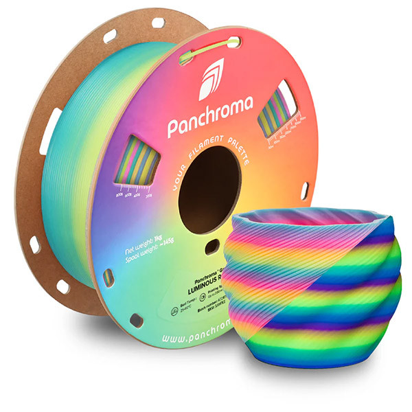 Polymaker Panchroma™ Luminous rainbow PLA filament 1.75mm, 1kg CA09003 DFP14548 - 1