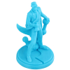 Polymaker Panchroma™ cyan Translucent PLA filament 1.75mm, 1kg CA02001 DFP14403 - 2