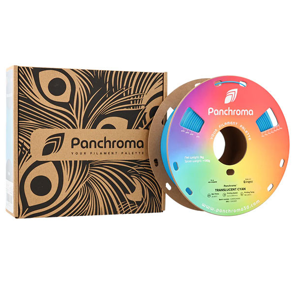 Polymaker Panchroma™ cyan Translucent PLA filament 1.75mm, 1kg CA02001 DFP14403 - 3