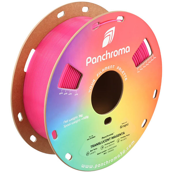 Polymaker Panchroma™ magenta Translucent PLA filament 1.75mm, 1kg CA02002 DFP14404 - 1