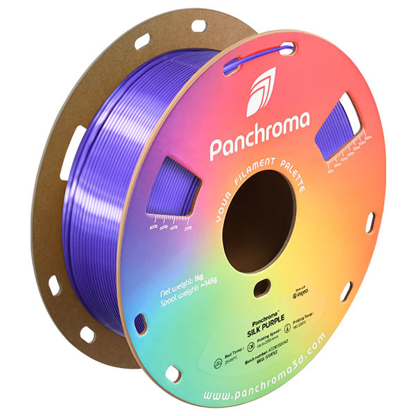 Polymaker Panchroma™ purple Silk PLA filament 1.75mm, 1kg CA03014 DFP14454 - 1