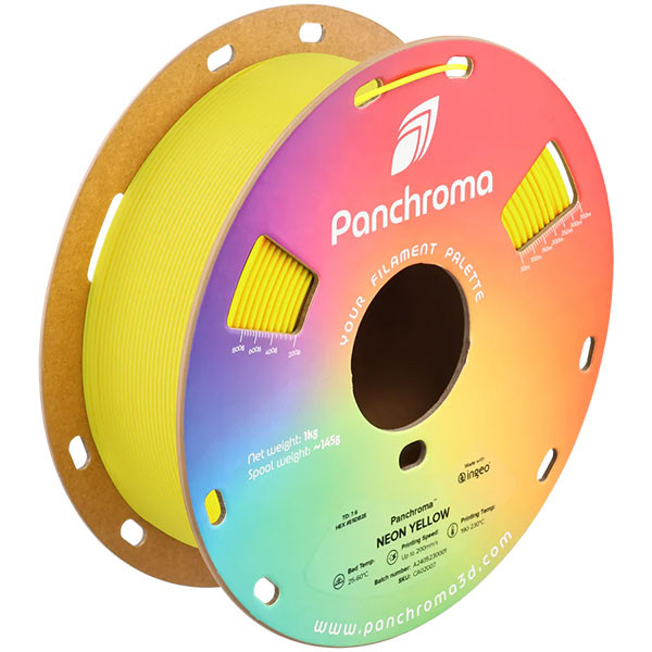 Polymaker Panchroma™ yellow Neon PLA filament 1.75mm, 1kg CA02007 DFP14408 - 1