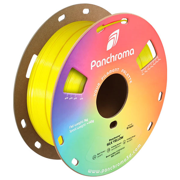 Polymaker Panchroma™ yellow Silk PLA filament 1.75mm, 1kg CA03021 DFP14461 - 1