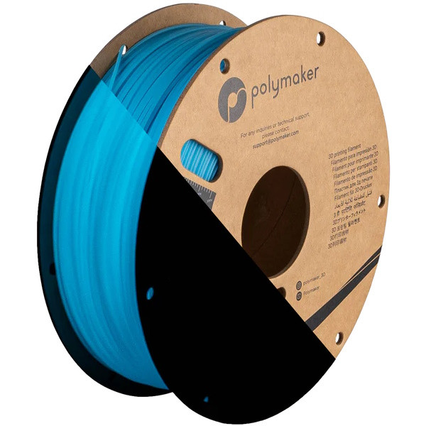 Polymaker PolyLite Luminous blue PLA filament 1.75mm, 1kg PA02092 DFP14397 - 1