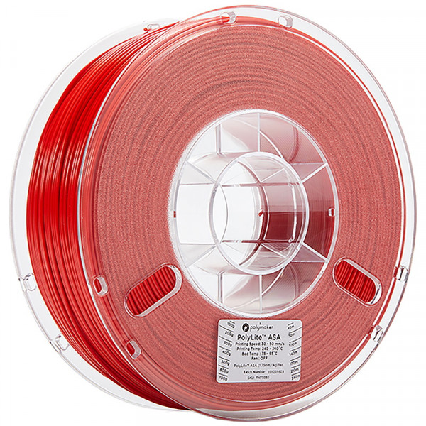 Polymaker PETG Filament 1.75mm, 1kg Strong PETG 3D Printer Filament  Translucent Red - PolyLite PETG Red 3D Printing Filament 1.75mm,  Dimensional