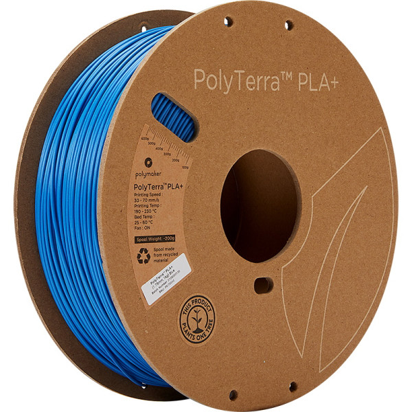 Polymaker PolyTerra blue PLA+ filament 1.75mm, 1kg PM70949 DFP14245 - 1