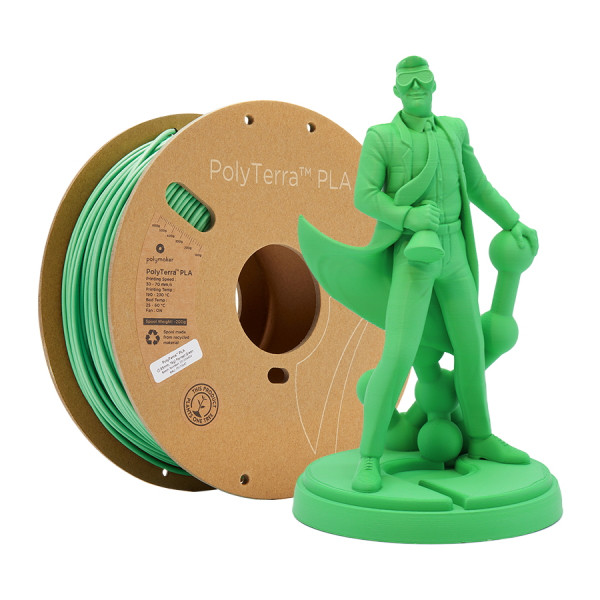 Polymaker PolyTerra forest green PLA filament 1.75mm, 1kg PM70846 DFP14150 - 1