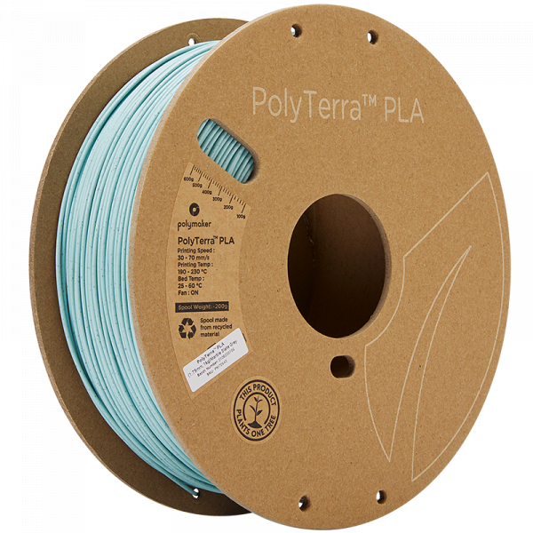 Polymaker PolyTerra marble slate grey PLA filament 1.75mm, 1kg PM70942 DFP14233 - 1