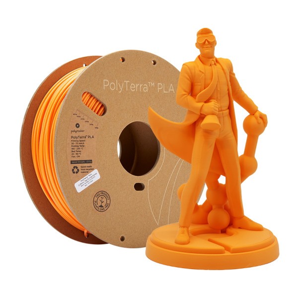 Polymaker PolyTerra sunrise orange PLA filament 1.75mm, 1kg PM70848 DFP14154 - 1