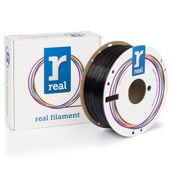 REAL black PETG recycled filament 1.75mm, 1kg  DFP02306 - 1