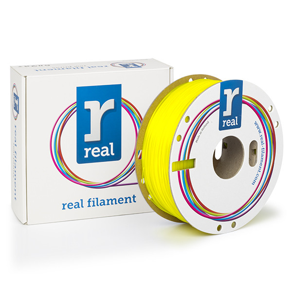 REAL fluorescent yellow PLA filament 1.75mm, 1kg  DFP02337 - 1