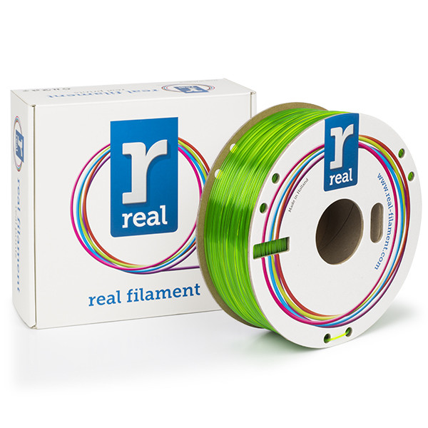 REAL transparent green PETG filament 1.75mm, 1kg  DFP02366 - 1