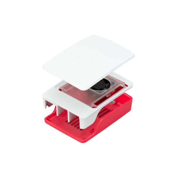 RaspberryPi Raspberry Pi 5 red and white housing  DAR01231 - 1