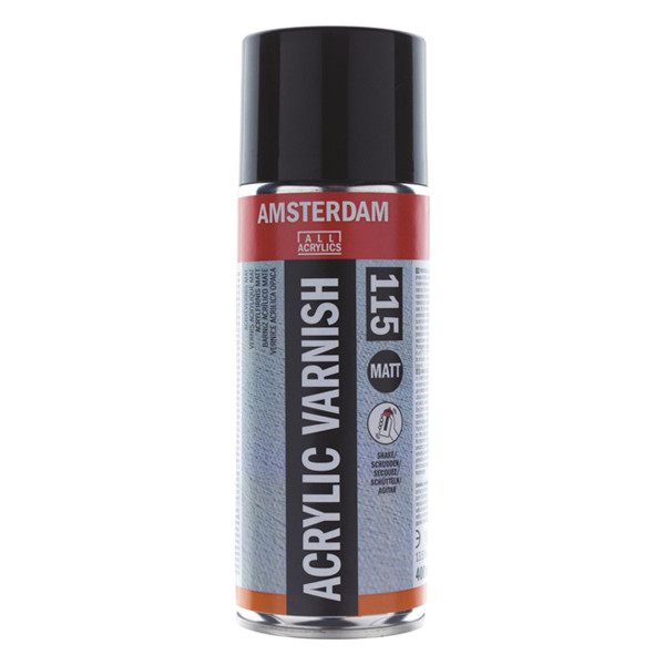 RoyalTalens Talens Amsterdam 115 matte acrylic varnish aerosol, 400ml 95168115 220703 - 1