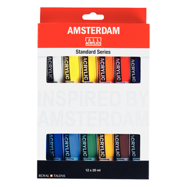RoyalTalens Talens Amsterdam acrylic paint tubes (12-pack) 17820412 220689 - 1