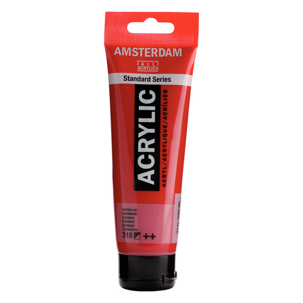 RoyalTalens Talens Amsterdam carmine acrylic paint, 120ml 17093182 220627 - 1