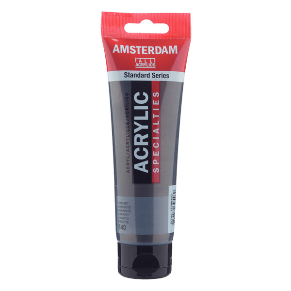 RoyalTalens Talens Amsterdam graphite acrylic paint, 120ml 17098402 220688 - 1