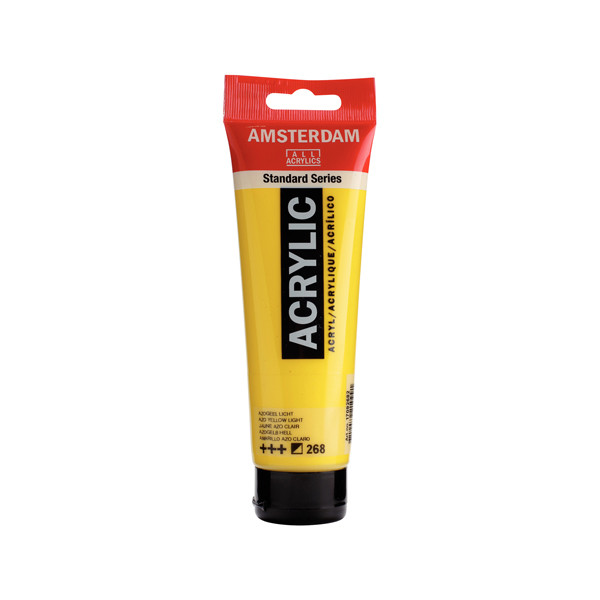 RoyalTalens Talens Amsterdam light azo yellow acrylic paint, 120ml 17092682 220612 - 1